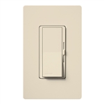 Lutron DVW-603PH-LA Diva 600W Incandescent / Halogen 3-Way Dimmer with Wallplate in Light Almond