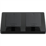 Lutron L-PED2-BL Pico Wireless Control Double Pedestal in Black