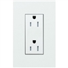 Lutron LTR-F15-TR-QB New Architectural 15A Tamper Resistant Duplex Receptacle, Wallplate Included, in Antique Bronze