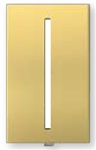 Lutron LWT-G-BRA Grafik T Architectural Wallplate 1 Gang in Brass Anodized