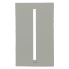 Lutron LWT-G-GR Grafik T Architectural Wallplate 1 Gang in Gray