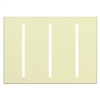 Lutron LWT-GGG-AL Grafik T Architectural Wallplate 3 Gang in Almond