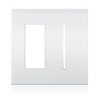 Lutron LWT-TG-BE New Architectural Wallplate 2 Gang, New Architectural and Grafik T Opening, in Beige, Matte Finish