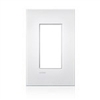 Lutron LWT-U-P-AL New Architectural Wallplate 1 Gang, Palladiom Opening, in Almond, Matte Finish