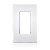 Lutron LWT-U-P-IV New Architectural Wallplate 1 Gang, Palladiom Opening, in Ivory, Matte Finish