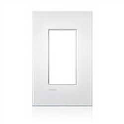 Lutron LWT-U-P-SC New Architectural Wallplate 1 Gang, Palladiom Opening, in Satin Chrome, Metal Finish