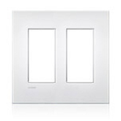 Lutron LWT-U-PP-AL New Architectural Wallplate 2 Gang, Palladiom Opening, in Almond, Matte Finish