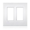 Lutron LWT-U-PP-BN New Architectural Wallplate 2 Gang, Palladiom Opening, in Bright Nickel, Metal Finish