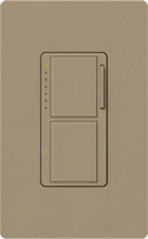 Lutron MA-L3S25-MS Maestro Satin 300W & 2.5A Incandescent / Halogen Single Location Dimmer & Switch in Mocha Stone