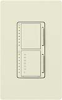 Lutron MA-L3T251-BI Maestro Satin 300W & 2.5A Incandescent / Halogen Single Location Dimmer & Timer in Biscuit