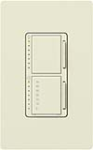 Lutron MA-L3T251-BI Maestro Satin 300W & 2.5A Incandescent / Halogen Single Location Dimmer & Timer in Biscuit
