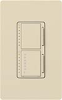 Lutron MA-L3T251-ES Maestro Satin 300W & 2.5A Incandescent / Halogen Single Location Dimmer & Timer in Eggshell