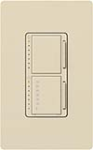 Lutron MA-L3T251-ES Maestro Satin 300W & 2.5A Incandescent / Halogen Single Location Dimmer & Timer in Eggshell