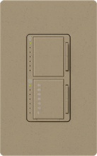 Lutron MA-L3T251-MS Maestro Satin 300W & 2.5A Incandescent / Halogen Single Location Dimmer & Timer in Mocha Stone