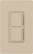 Lutron MA-L3T251-TP Maestro Satin 300W & 2.5A Incandescent / Halogen Single Location Dimmer & Timer in Taupe