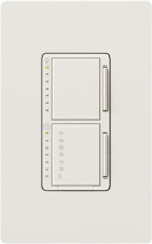 Lutron MA-L3T251-WH Maestro 300W & 2.5A Incandescent / Halogen Single Location Dimmer & Timer in White