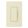 Lutron MA-PRO-AL Maestro Phase-selectable dimmer for LED, ELV, MLV and Incandescent lamp loads, Single Pole / 3-Way Dimmer in Almond