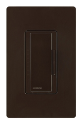 Lutron MA-PRO-BR Maestro Phase-selectable dimmer for LED, ELV, MLV and Incandescent lamp loads, Single Pole / 3-Way Dimmer in Brown