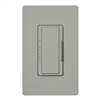 Lutron MA-PRO-GR Maestro Phase-selectable dimmer for LED, ELV, MLV and Incandescent lamp loads, Single Pole / 3-Way Dimmer in Gray