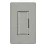 Lutron MA-PRO-GR Maestro Phase-selectable dimmer for LED, ELV, MLV and Incandescent lamp loads, Single Pole / 3-Way Dimmer in Gray