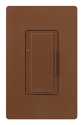 Lutron MA-PRO-SI Maestro Phase-selectable dimmer for LED, ELV, MLV and Incandescent lamp loads, Single Pole / 3-Way Dimmer in Sienna