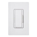 Lutron MA-PRO-WH Maestro Phase-selectable dimmer for LED, ELV, MLV and Incandescent lamp loads, Single Pole / 3-Way Dimmer in White