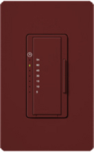 Lutron MA-T51-MR Maestro Satin 120V 5A Lighting, 3A Fan Single Location Timer in Merlot