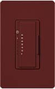 Lutron MA-T51MN-MR Maestro Satin 120V 5A Lighting, 3A Fan Multi Location Timer in Merlot