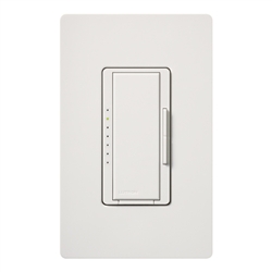 Lutron MACL-153M-SW Maestro 600W Incandescent, 150W CFL or LED Single Pole / 3-Way Dimmer in Snow
