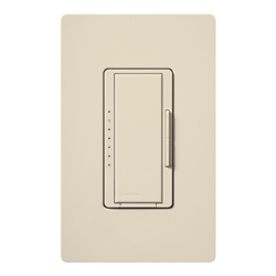Lutron MACL-153MH-LA Maestro 600W Incandescent, 150W CFL or LED Single Pole / 3-Way Dimmer in Light Almond