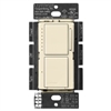 Lutron MACL-L3S25-AL Maestro Dual LED+ Dimmer and Switch 300-Watt Single Location Dimmer & 2.5A Switch in Almond
