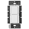 Lutron MACL-L3S25-WH Maestro Dual LED+ Dimmer and Switch 300-Watt Single Location Dimmer & 2.5A Switch in White