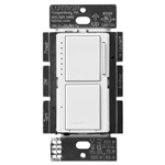 Lutron MACL-L3S25-WH Maestro Dual LED+ Dimmer and Switch 300-Watt Single Location Dimmer & 2.5A Switch in White