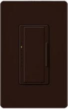 Lutron MAF-6AM-277-BR Maestro 277V / 6A Fluorescent 3-Wire / Hi-Lume LED Multi Location Dimmer in Brown