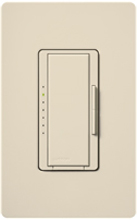 Lutron MAF-6AM-277-LA Maestro 277V / 6A Fluorescent 3-Wire / Hi-Lume LED Multi Location Dimmer in Light Almond