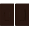 Lutron MAW-603-RH-BR Maestro 600W Incandescent / Halogen Dimming Package with Wallplate and Companion Dimmer in Brown