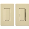 Lutron MAW-603-RH-IV Maestro 600W Incandescent / Halogen Dimming Package with Wallplate and Companion Dimmer in Ivory