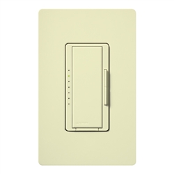 Lutron MRF2-10D-120-AL Maestro Wireless 1000W Magnetic Low Voltage Multi Location Dimmer in Almond