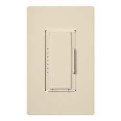 Lutron MRF2-10D-120-ES Maestro Wireless 1000W Magnetic Low Voltage Multi Location Dimmer in Eggshell