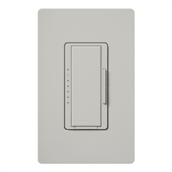 Lutron MRF2-10D-120-PD Maestro Wireless 1000W Magnetic Low Voltage Multi Location Dimmer in Palladium