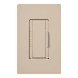 Lutron MRF2-10D-120-TP Maestro Wireless 1000W Magnetic Low Voltage Multi Location Dimmer in Taupe