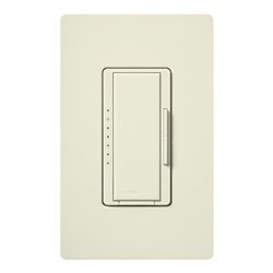 Lutron MRF2-600M-BI Maestro Wireless 600W Incandescent / Halogen Multi Location Dimmer in Biscuit