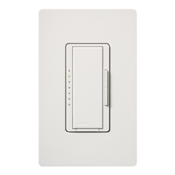 Lutron MRF2-600M-SW Maestro Wireless 600W Incandescent / Halogen Multi Location Dimmer in Snow