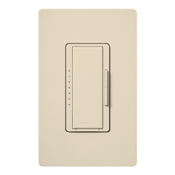 Lutron MRF2-6CL-ES Maestro Wireless 600W Incandescent, 150W CFL or LED Single Pole / 3-Way Dimmer in Eggshell