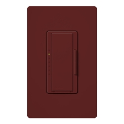Lutron MRF2-6CL-MR Maestro Wireless 600W Incandescent, 150W CFL or LED Single Pole / 3-Way Dimmer in Merlot