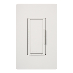 Lutron MRF2-6CL-SW Maestro Wireless 600W Incandescent, 150W CFL or LED Single Pole / 3-Way Dimmer in Snow