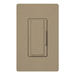 Lutron MRF2-6ND-120-MS Maestro Wireless 600W Incandescent / Halogen Multi Location Dimmer with Neutral Wire in Mocha Stone