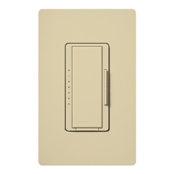 Lutron MRF2-F6AN-DV-IV Maestro Wireless 120V / 277V / 6A Fluorescent 3-Wire with Neutral Wire Multi Location Dimmer in Ivory