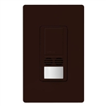 Lutron MS-A202-BR Maestro Dual Technology Ultrasonic and Passive Infrared Occupancy Sensor Switch for Dual Circuit in Brown