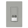 Lutron MS-A202-GR Maestro Dual Technology Ultrasonic and Passive Infrared Occupancy Sensor Switch for Dual Circuit in Gray